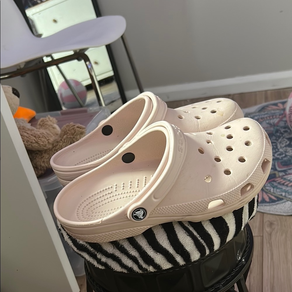 Kids Crocs Classic Clog - Cream